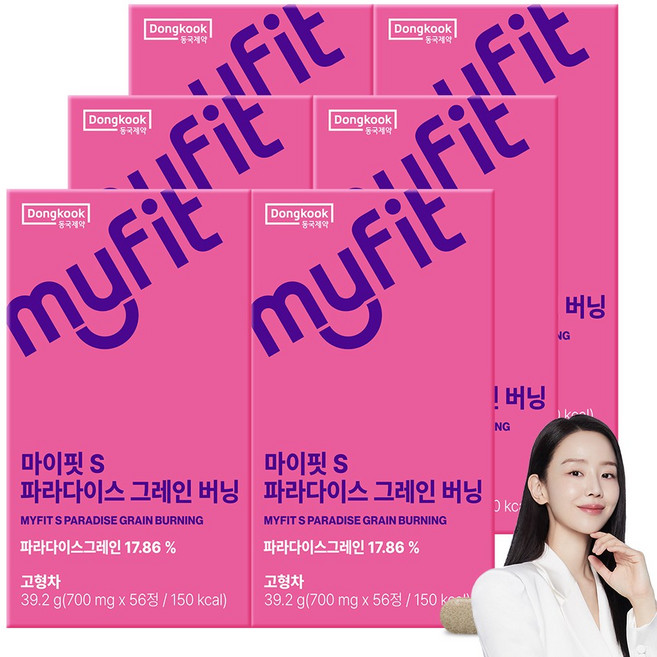 동국제약 마이핏 파라다이스 그레인 버닝 그래인 추출물 6-파라돌, 6개, 56정