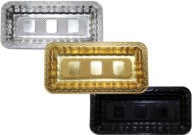 정육용기 고급 트레이 일회용 포장용기 26호 600 PET, 1세트, 600개, 검정26호