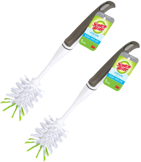 3M 유리병 세척 브러쉬, 유리병브러쉬1개입, 2세트