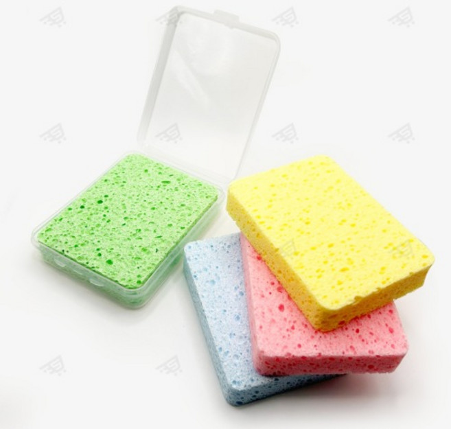 미술학원 미술용 습식 스폰지 취미 미술 스폰지 물 흡수 패드 청소 스폰지+케이스 1P
