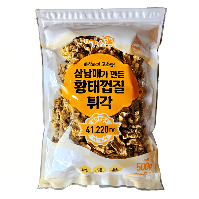 명식품본사 황태껍질튀각 [대포장], 500g, 10개