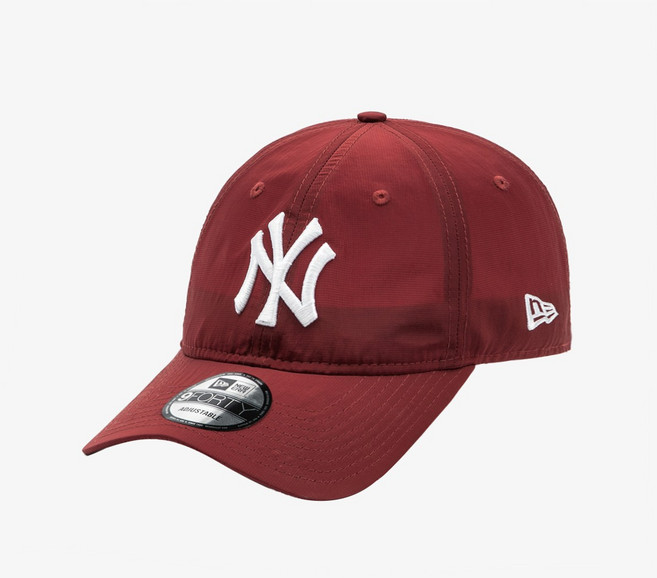 뉴에라 MLB 뉴욕 양키스 나일론 메탈 언스트럭쳐 볼캡 레드 14561847, OSFM, 1개