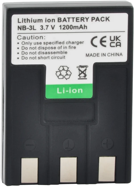 캐논 파워샷 SD550 SD110 IXUS IIS IXY I2 I5 750 PC1060 PC1114 용 NB-3L 배터리+충전기, 06 1xBattery