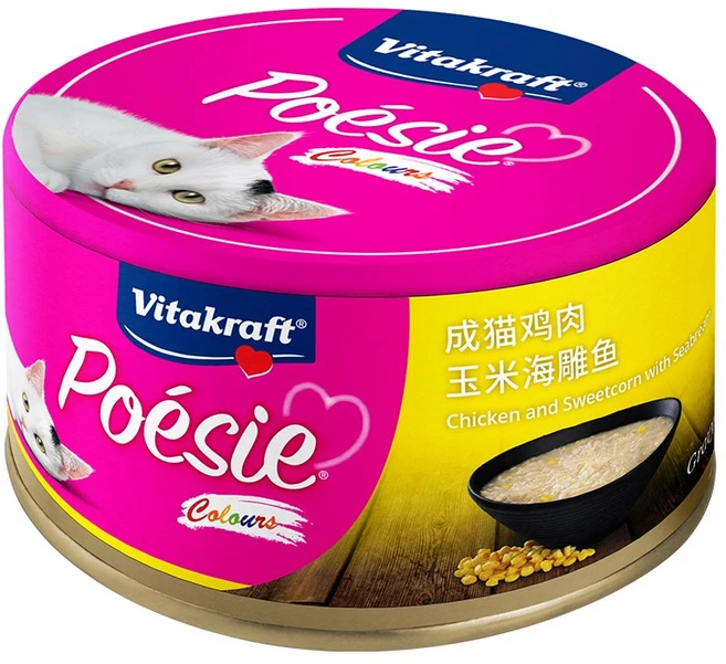 비타크래프트 포에시 컬러스 치킨&옥수수 80g x 24개, 닭 - 쿠팡