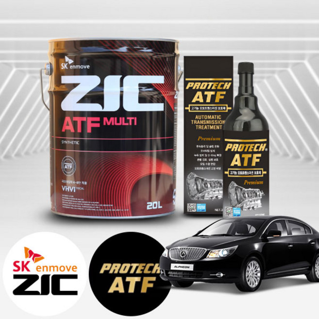 쉐보레 알페온 2.4 가솔린 지크 ATF 멀티 미션오일 20L+프로텍 미션보호제