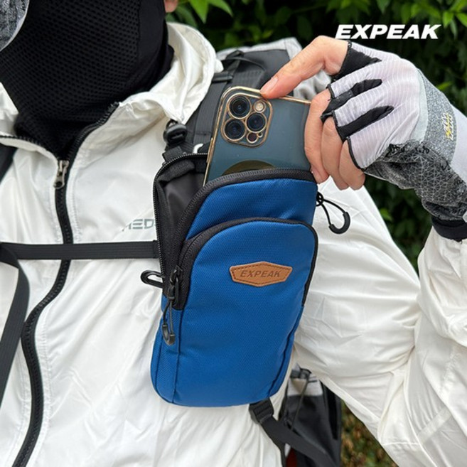 엑스피크 메쉬 스마트폰 파우치, 네이비, 1개