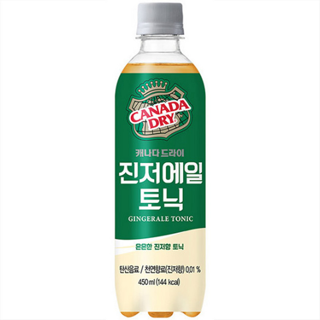 캐나다드라이 진저에일, 450ml, 6개