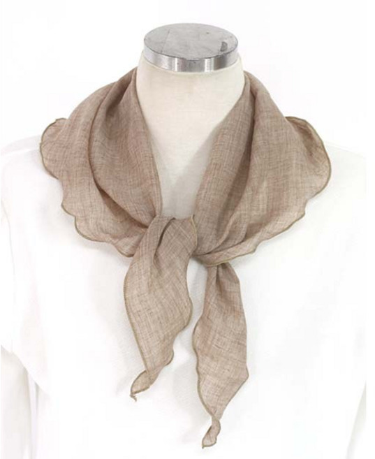 로튼 국산 스카프 면 코튼 무지 삼각 쁘띠 여름 스카프 심플 우아함 남성 여성 공용