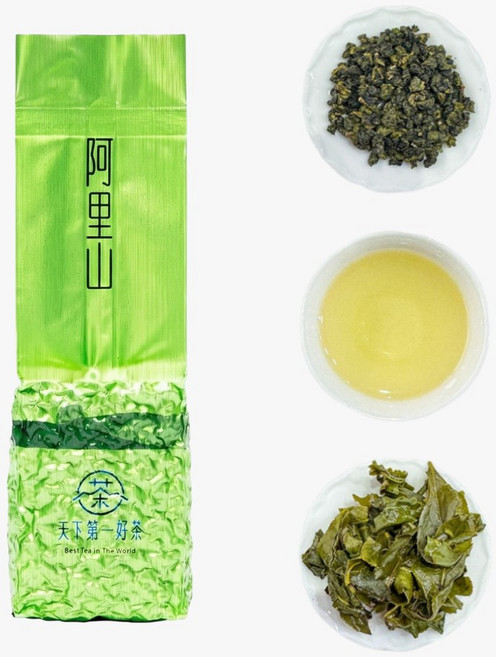 天下第一好茶 阿里山茶 竹葉花香 茶韻清揚回甘獨特, 半斤(150g*2),罐裝