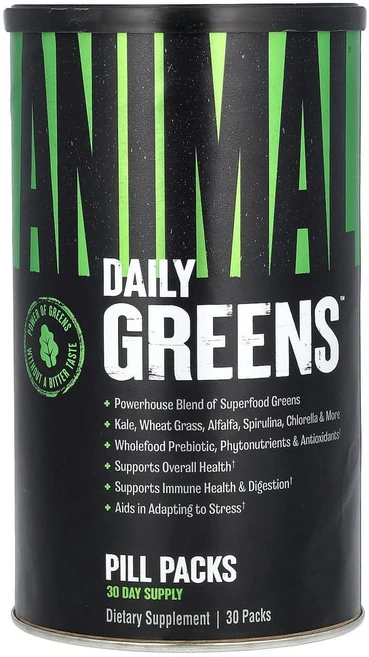 유니버셜뉴트리션 Daily Greens 알약 팩 30팩, UNN03289, 1개, 30회분 - 쿠팡