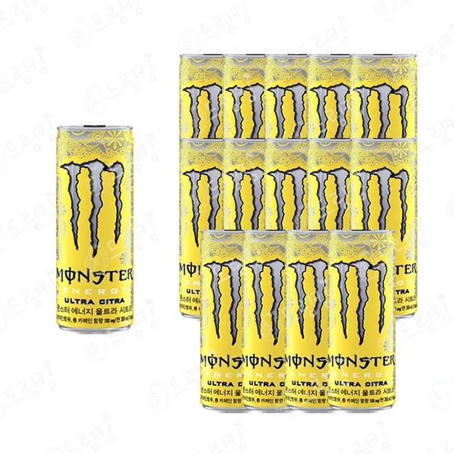 코카콜라 몬스터 에너지 울트라 시트라 음료, 355ml, 14개 - 쿠팡