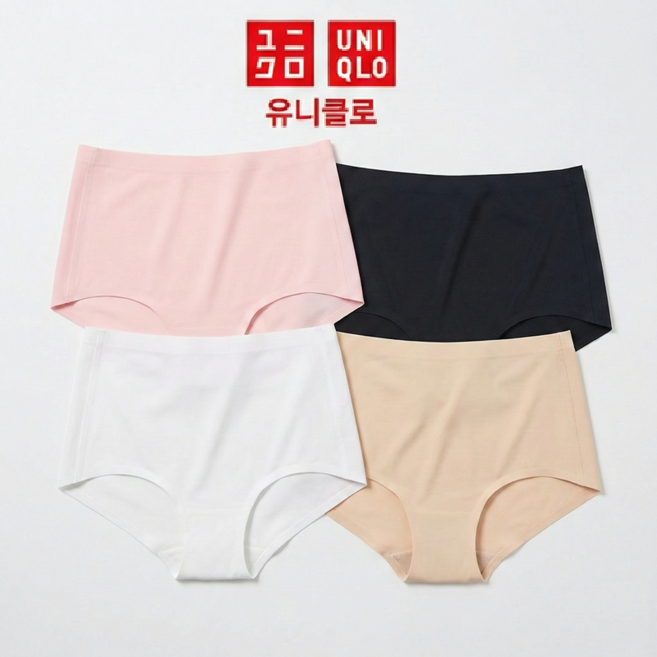 유니클로 에어리즘 울트라 심리스 여성 팬티 저스트웨이스트 [일본매장판]