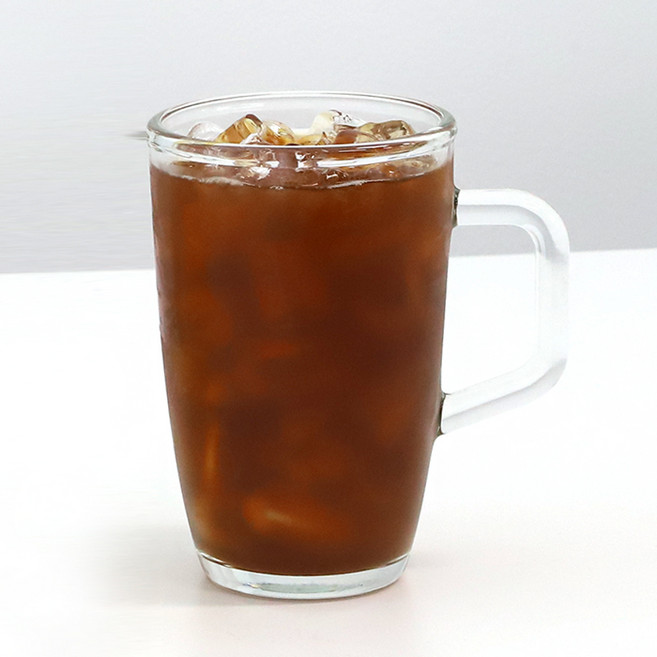 글라스락 손잡이 빅 머그컵 530ml, 투명, 4개