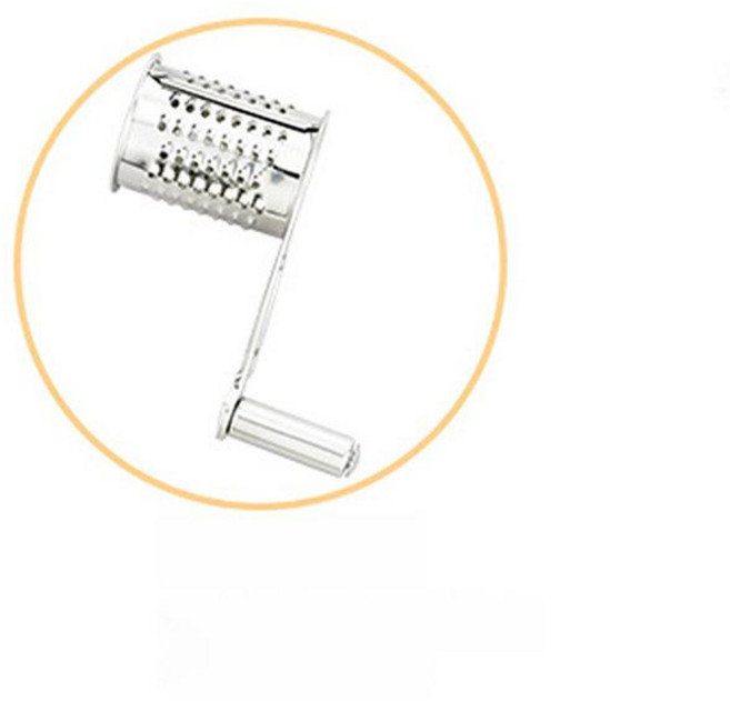 치즈 그라인더 초콜릿 감자전 주방 스크래퍼 스테인리스, 1개, 7-8홀 튜브 프레임 없음 교체용 헤드