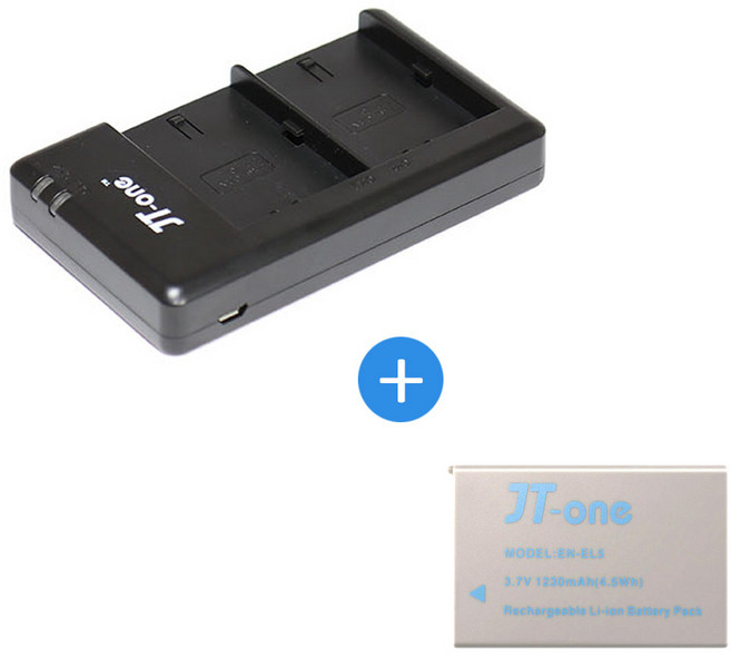 무료 니콘 EN-EL5 호환충전기+배터리 P100 P500 P510, 1개