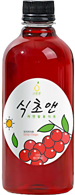 스윗쿡 식초앤 천연 자연 발효 오미자식초 수제100%, 1개, 500ml