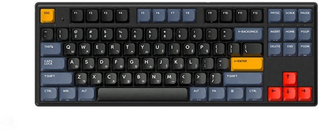 한성컴퓨터 3모드 래피드트리거 유무선 키보드, 무접점, GK893B PRO 동그리 8K, 비너스네이비 35g