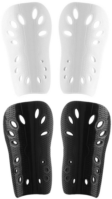 축구 풋살 신가드 정강이 보호대, 블랙, 1개