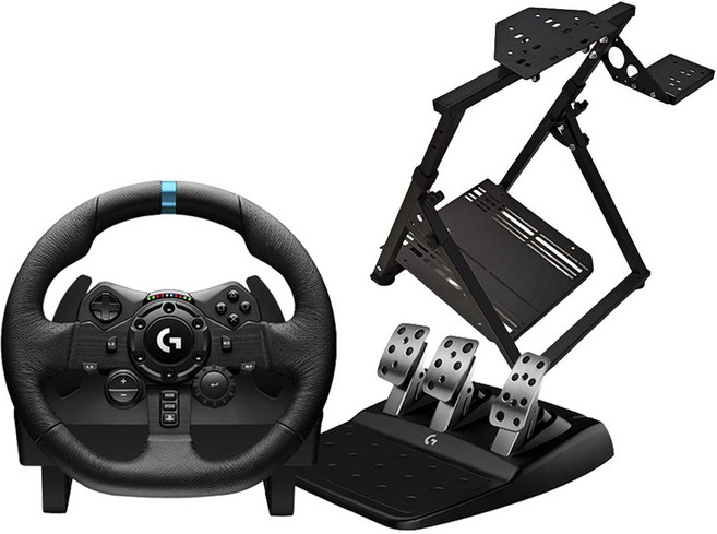 로지텍 G923 트루 포스 레이싱휠 블랙, 1개