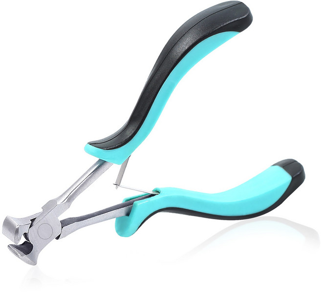 SPEEDWOX 스피드웍 미니 엔드 커팅 플라이어 5-1/2인치 엔드 니퍼 정밀 엔드 커터 플라이어 롱 리치 플라이어 와이어 커터 기타 줄 비딩 주얼리 제작 도구, 1개