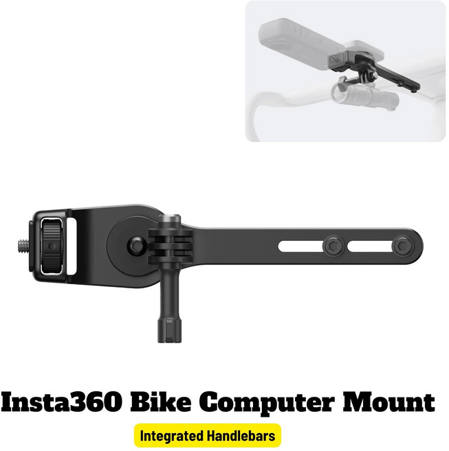 Insta360 자전거 컴퓨터 마운트 X4 GO Ace Pro ONE 스톱워치 스탠드 액세서리, 1개, 01 Integrated handle