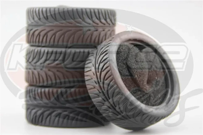 4pcs RC 모델 자동차 1/10 스케일 부드러운 고무 타이어 투어링 카 적합, 03 21011