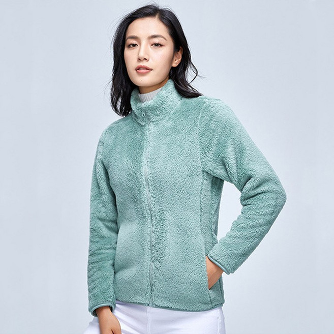 NEW 여성 후리스 자켓 하이넥 집업 플리스자켓 포근한 후리스 코트 겨울 보온 루즈핏 뽀글이 후리스 빅 사이즈 후리스코트-7 color