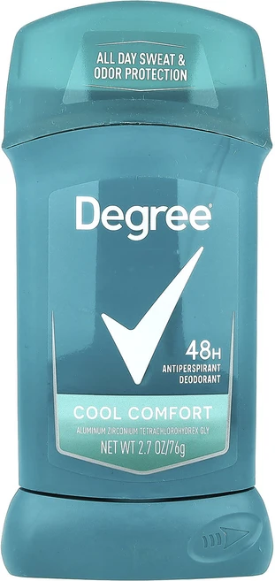 Degree 48시간 땀 억제제 데오도런트 쿨링 컴포트 76g(2.7oz), Degree48시간땀억제제데오도런트쿨링컴포트76g27o, 76g, 1개 - 쿠팡