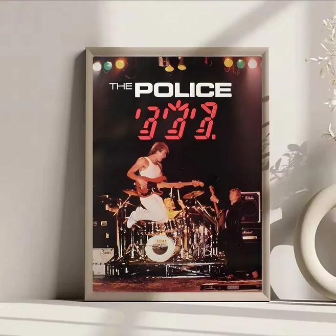 B-Bad Omens 메탈 밴드 포스터 자체 접착 아트 방수 스티커 커피 하우스 기숙사 벽 장식, 40X50cmNoframe, 01 40X50cmNoframe