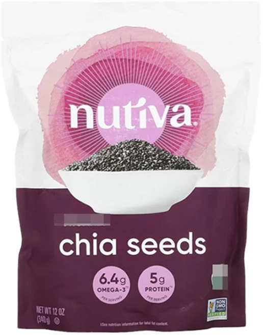 Nutiva 유기농 치아씨 340g(12oz) 1팩, 1개 - 쿠팡