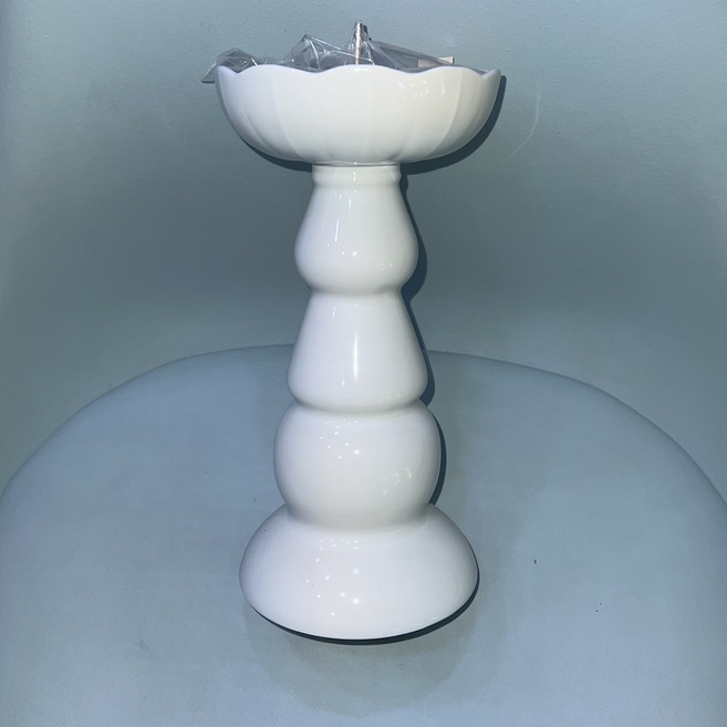 촛대/사기/도자기/대형/초꽂이, 1개