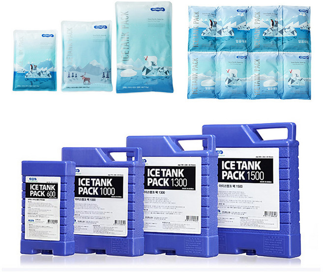 코멕스 아이스팩 탱크 미니 보냉팩, 아이스탱크 젤팩3호, 1개