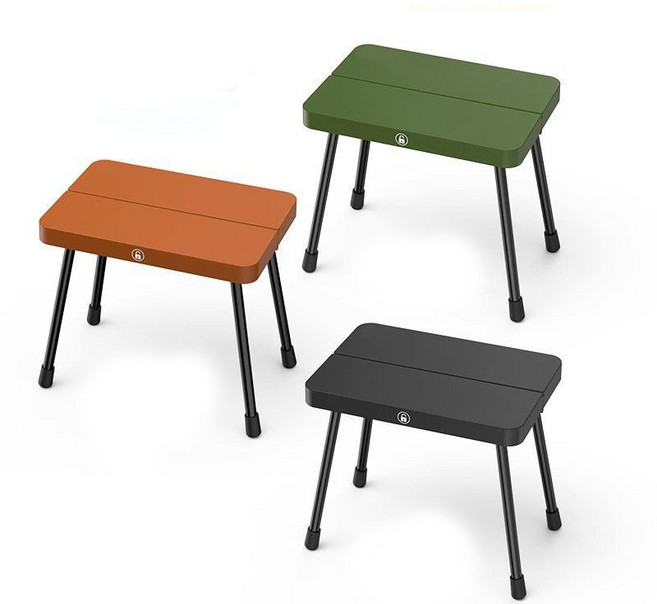 折疊桌 小桌子 戶外折疊桌 露營桌 便攜桌 野餐桌 小型桌子 可收納折疊桌 家用小桌 小戶型省空間多功能桌, 曜石黑