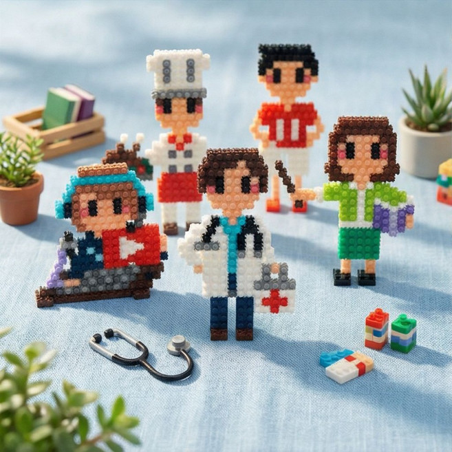 디폼블럭 직업 만들기 키트, 유튜버