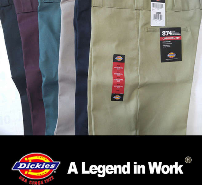 [10 가지 색상]/ 디키즈바지/디키즈874바지/남녀 면바지오리지널