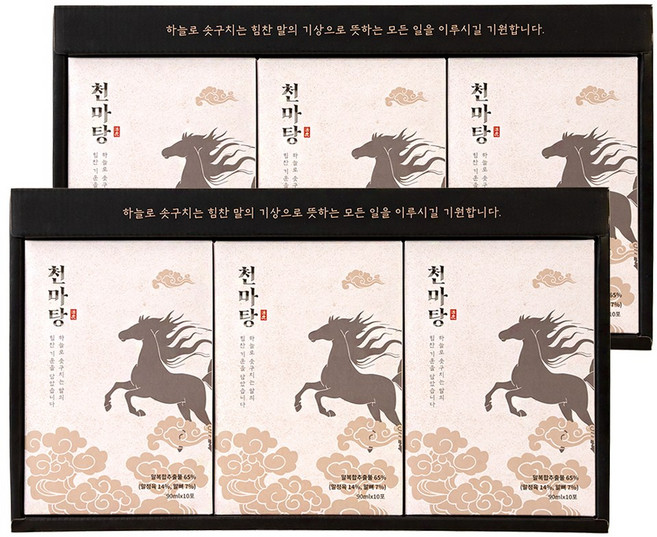 팔팔호랑이 천마탕 말뼈 엑기스 진액 즙 말엑기스 말진액, 90ml, 60개