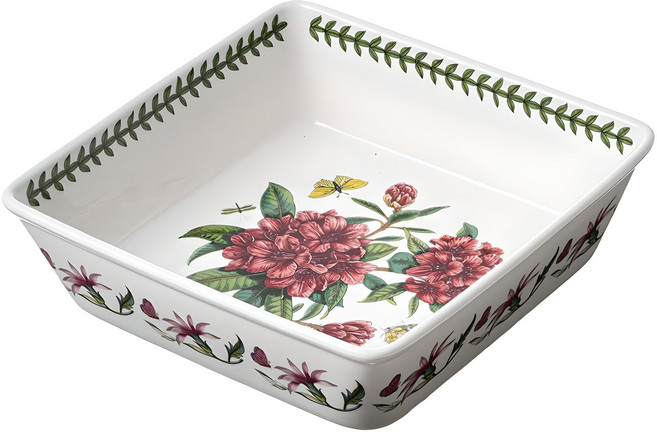 포트메리온 보타닉가든 사각 깊은 접시, 랜덤 발송, 1개