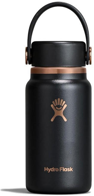 Hydro Flask 마이크로 보틀 - 단열 미니 누출 방지 플라스크 지갑 또는 포켓용 199.9g(6.7온스) 슈퍼노바 퍼플 315902, 블랙 아크