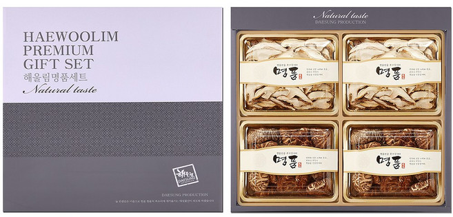 해울림 특별한 버섯 선물세트 1호 선물 감사 부모님, 단품