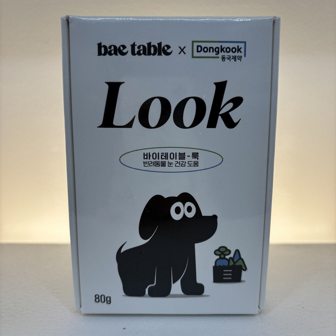 바이테이블 룩 80g 반려동물의 맑은 눈을 지키기 위한 선택! 반려동물이 더 선명한 세상을 경험할 수 있도록 도와주세요!, 1개