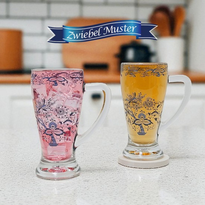 쯔비벨무스터 글라스 바바리안 맥주잔 중형 300cc 2p세트, 없음, 상세설명 참조
