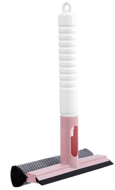 분무기 유리창 스퀴지 유리닦이 밀대, 핑크화이트, 11개