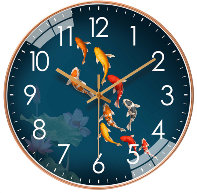 셔니엘 무소음 돈벌이가 되는 나무 거실 침실 심플 패션 크리에이티브 가정용 모던 벽시계, G