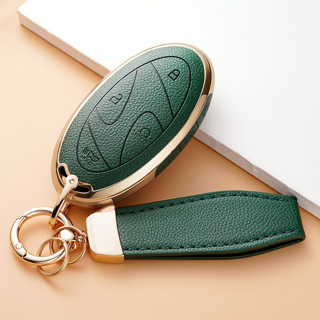 WonRay 호환 현대 키케이스 디올뉴 그랜져 GN7 아이오닉 6 쏘나타 아반떼 싼타페 코나 SX2 7버튼 5버튼 스마트 키케이스, 06.민트그린*7버튼