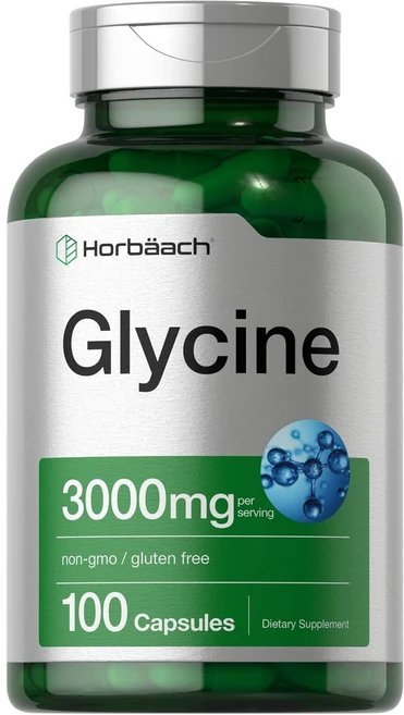 Horbäach 글리신 3000mg 100캡슐, 1개, 기본, 100정 - 쿠팡