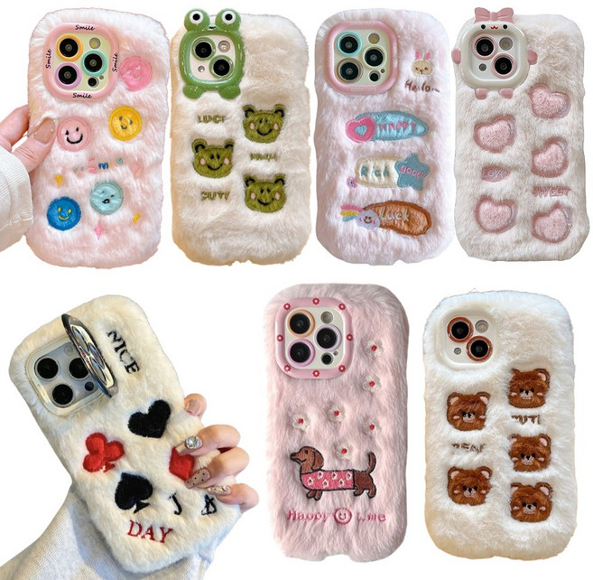 갤럭시a56 55 36 35 34 감성 유니크 캐릭터 털 케이스