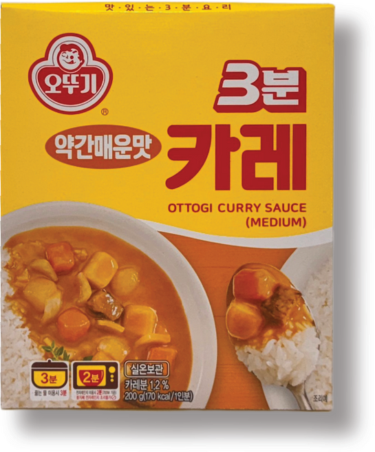 3분 카레 약간매운맛, 2개, 200g
