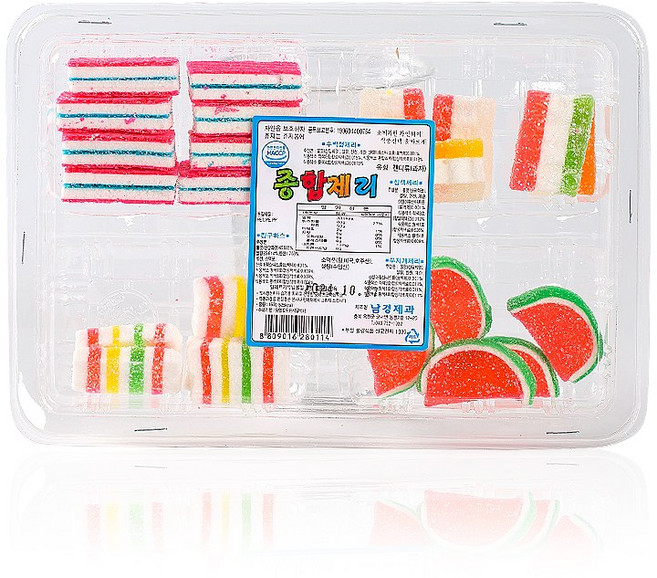 종합제리 160g 제사음식 유과 전통과자 어르신간식, 1개