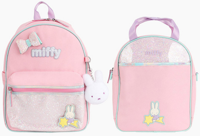 미피 시크릿 경량 책 가방 세트 신발 주머니 저학년 초등학생 백팩 입학 선물