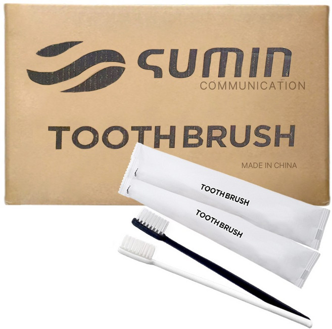 갤럭시 미세모 일회용칫솔 고급 개별포장 손님접대용 여행용 업소용 휴대용 일회용 호텔용 칫솔, 1000개, 1개입